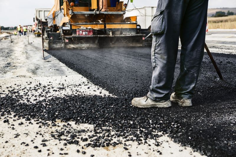 Asphalt Paving Equipment in Action